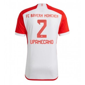 Bayern Munich Dayot Upamecano #2 Replica Home Stadium Shirt 2023-24 Short Sleeve